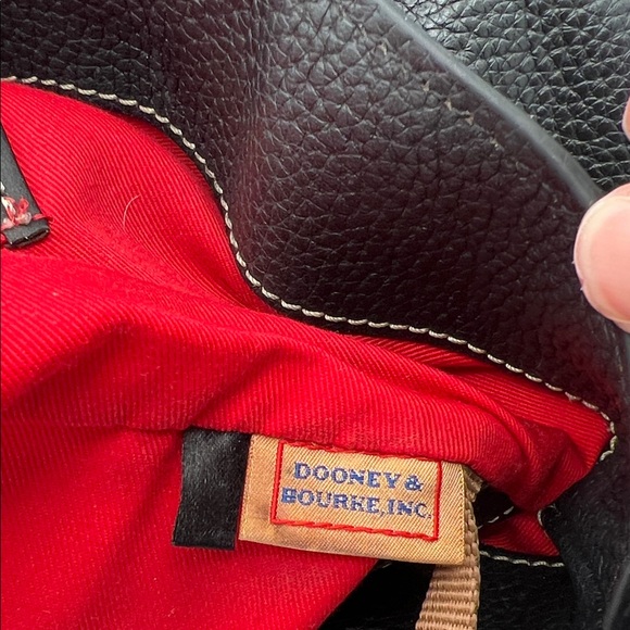 Dooney & Bourke Black Pebbled Leather Tote - Picture 15 of 15